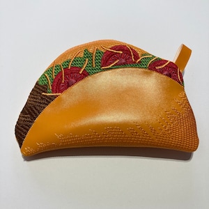 Taco Clutch Coin Purse Bag with Zipper