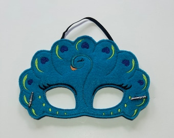 Peacock Dress Up/Pretend Play Mask Halloween Costume Birthday Party Favors Felt Mask