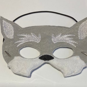 Terrier Dog Dress Up/Pretend Play Mask Halloween Birthday Party Favors Costume Felt Mask