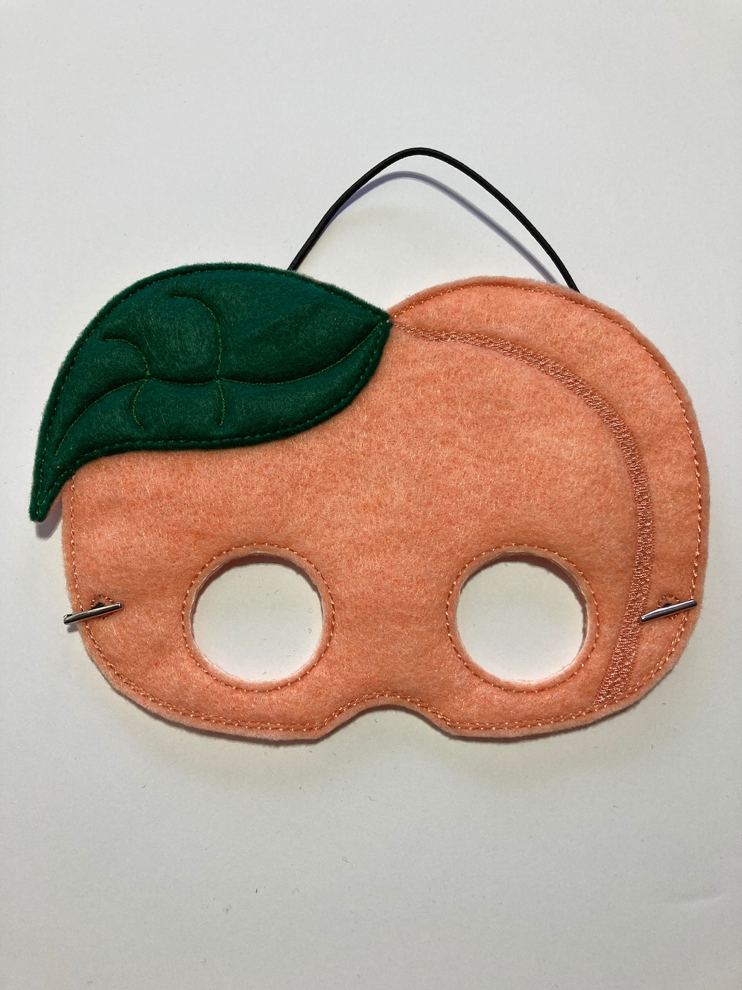 Youth Size Peach Fruit Dress Up/pretend Play Mask Halloween Etsy