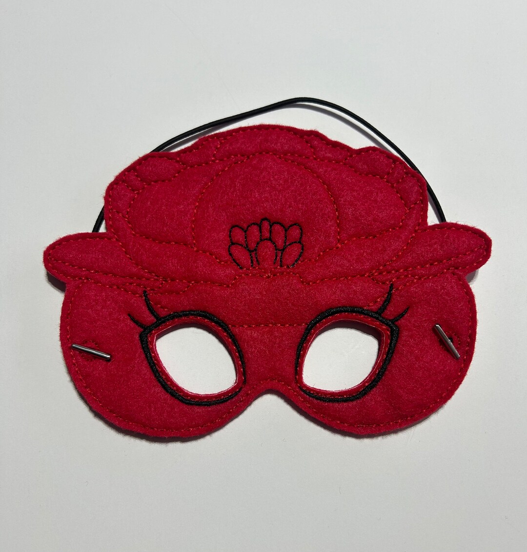 Flower Popy Mask Red Poppy Flower Dress Up/pretend Play Costume Halloween Birthday Party ...