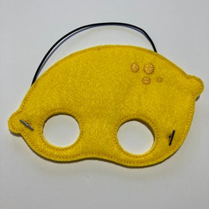 Child&#39;s Lemon Fruit Dress Up/Pretend Play Mask Halloween Costume Halloween Birthday Party Favors Felt Mask (only 1 size available)