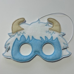 Yeti Dress Up/pretend Play Mask Halloween Costume Birthday Party Favors ...