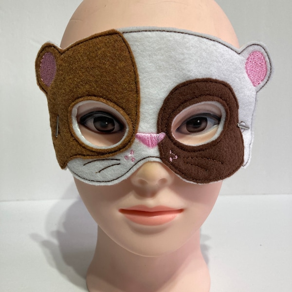 Guinea Pig Pet Dress Up/Pretend Play Costume Halloween Birthday Party Favors Mask Felt Mask