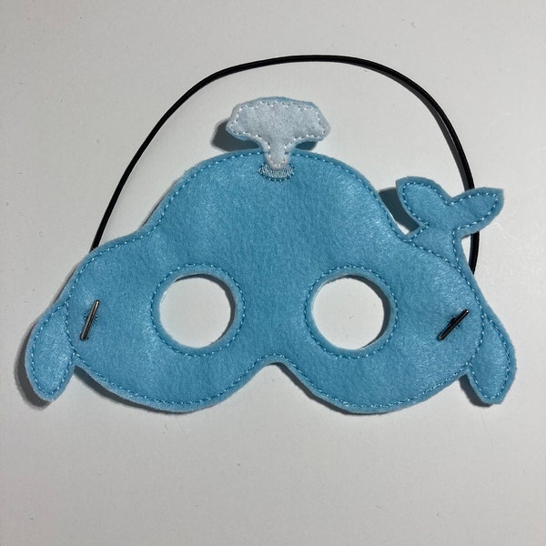 Whale Dress Up/Pretend Play Mask Costume Halloween Birthday Party Favors Felt Mask