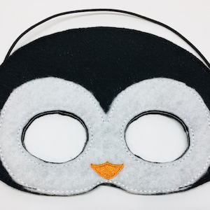 Penguin Dress Up/Pretend Play Mask Arctic Zoo Animal Costume Halloween Birthday Party Favors Felt Mask