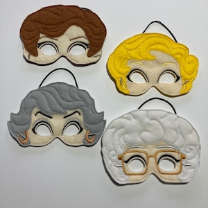 Old Ladies Dress Up/Pretend Play Costume Halloween Birthday Party Favors Mask Felt Mask