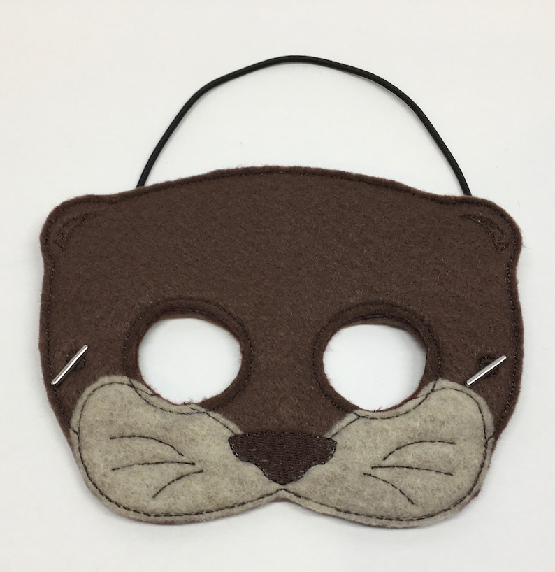 Otter Dress Up/pretend Play Mask Halloween Costume Halloween Etsy