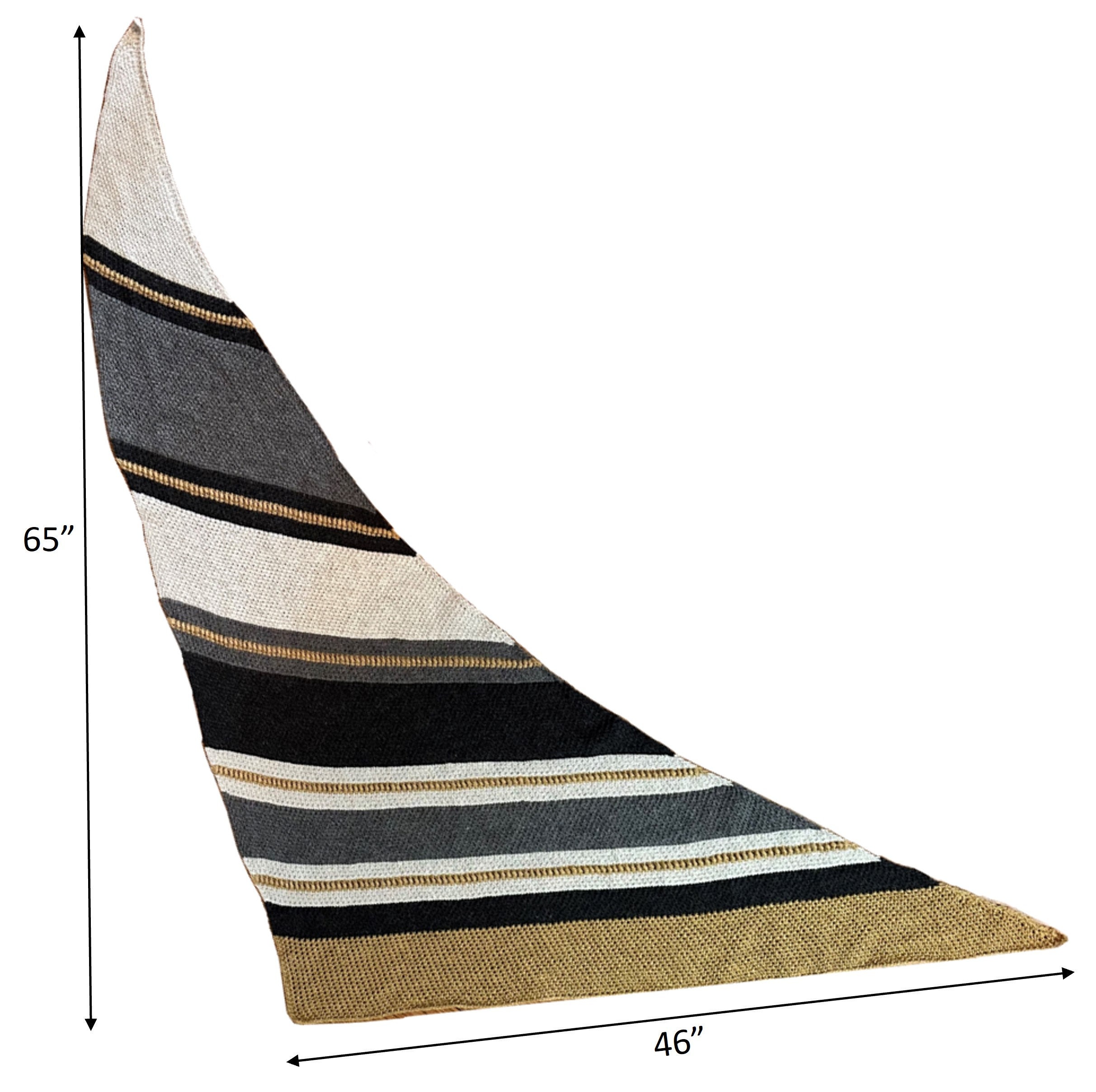 TUNISIAN CROCHET Pattern Aziza Wrap Knit Lace Plush Cushy Triangle ...