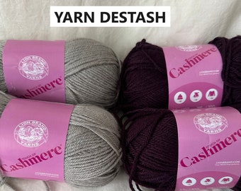 Vanna's Choice Lion Brand Yarn 4 Diff Colors 6pcs Set 2 Cranberry