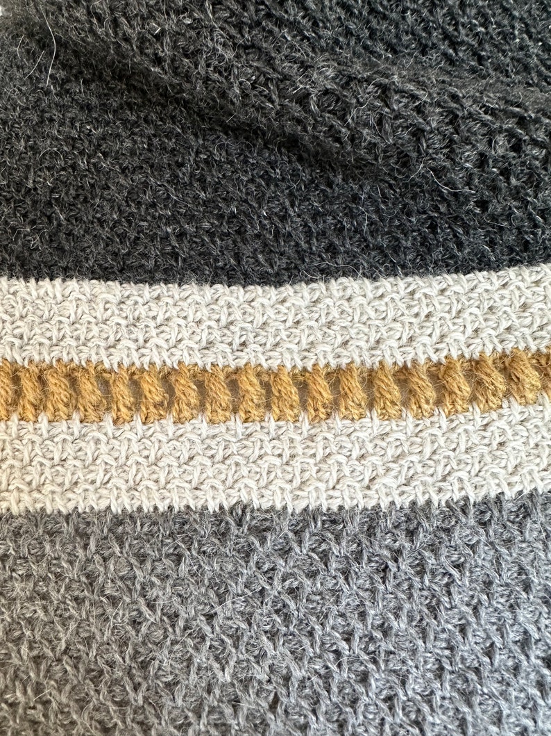 TUNISIAN CROCHET Pattern Aziza Wrap Knit Lace Plush Cushy Triangle ...