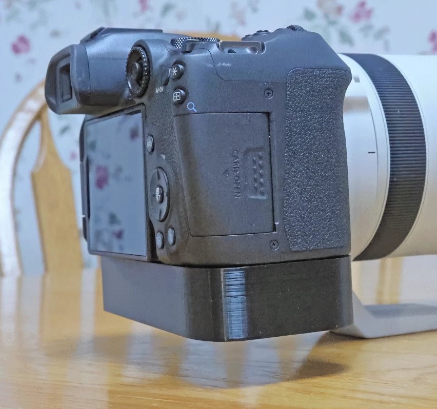 Poignée d'appareil photo pour Canon R7 avec fixation pour trépied