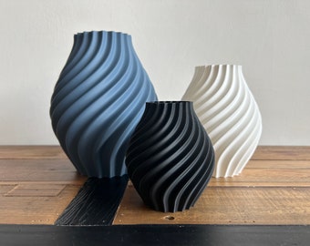 Swirl Vase, Ornamental Flower Vase, Decorative Swirl Vase Swirl Vase, Ornamental Flower Vase, Decorative Swirl Vase
