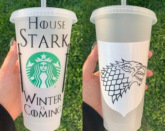 Game of Thrones House Lannister Starbucks Reusable Venti Iced Cold Cup