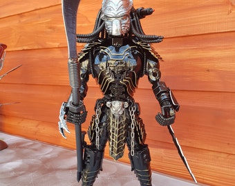 エイリアン　プレデター　金属アート エイリアン プレデター 金属アート Predator scrap metal art
