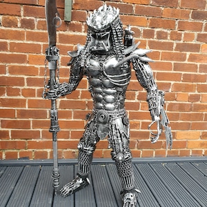 Inspired by: Predator Type 1 120cm Metal Art Productions Handmade Metal Sculptures Birthday Christmas One of a Kind Gift