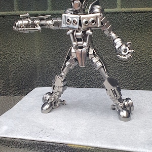 Inspired by: Bumblebee from Transformers MAPBB20AGP Metal Art Productions Handmade Metal Sculptures Birthday Christmas One of a Kind Gift
