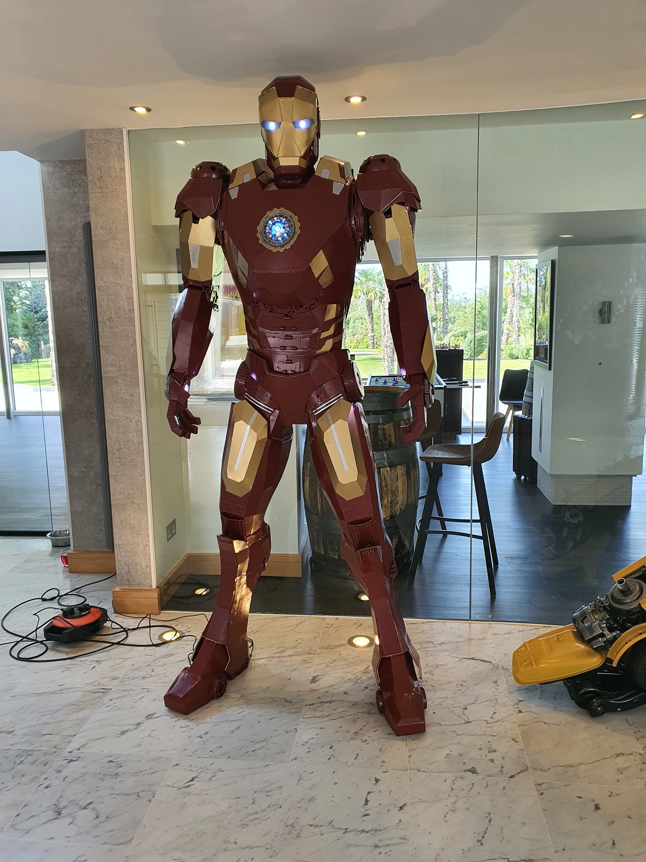 ruimte Trolley Dakloos Iron man costume - Etsy Nederland