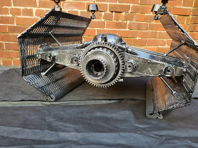 Tie Advance Coffee Table Star Wars Handmade recycled metal art productions sculpture sci-fi image 8