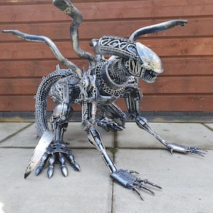 Inspired by: ALIEN MAPALNTABLE Metal Art Productions Handmade Metal Sculptures Birthday Christmas Ones of a Kind Gift