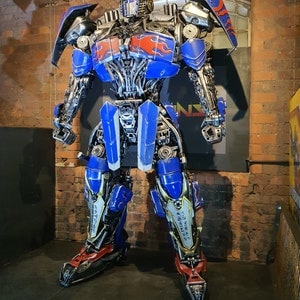 Inspired by: Optimus Prime Life Size from Transformers Metal Art Productions Handmade Metal Sculptures Birthday Christmas One of a Kind Gift