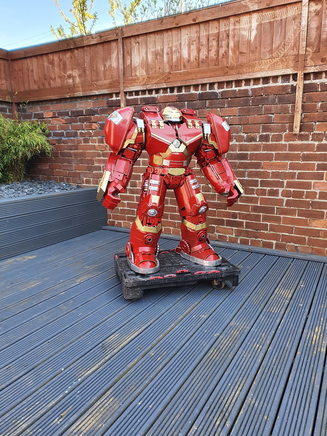 Iron Man Hulk Smasher 120cm Marvel Metal Art Productions Etsy