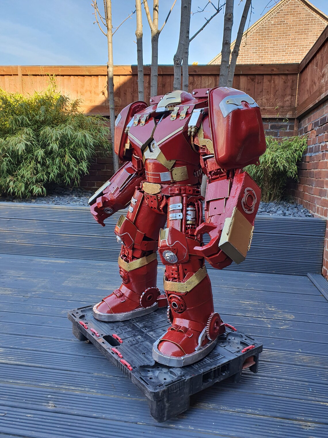 Iron Man Hulk Smasher 120cm Marvel Metal Art Productions Etsy