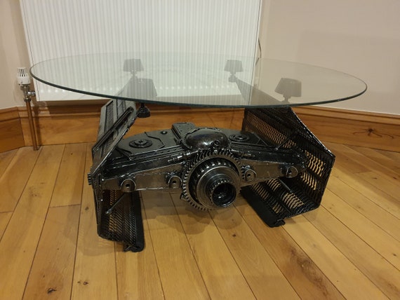 Metal art coffee table deals
