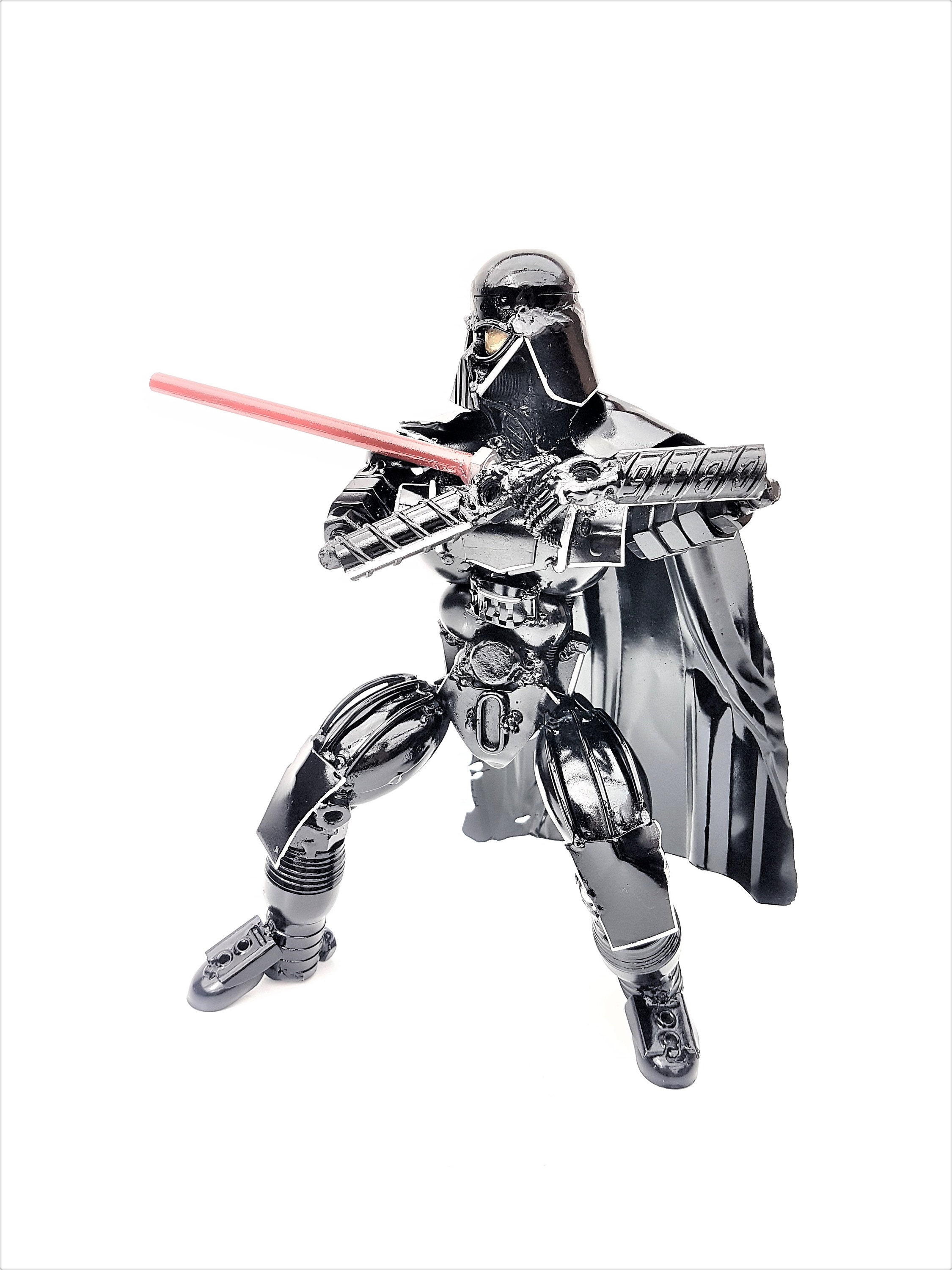 Figurines Sculpture Darth Vader Big Star Wars High Guard Painted Metal ...
