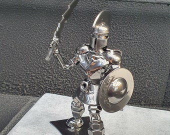 Spartan Swing Handmade Metal Recycled sculpture Metal Art Productions