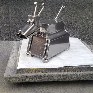 Inspired by: K9 from DR WHO Metal Art Productions Handmade Metal Sculptures Birthday Christmas Ones of a Kind Gift