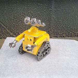 Inspired by: Wall-E MAPWEMP Metal Art Productions Handmade Metal Sculptures Birthday Christmas One of a Kind Gift