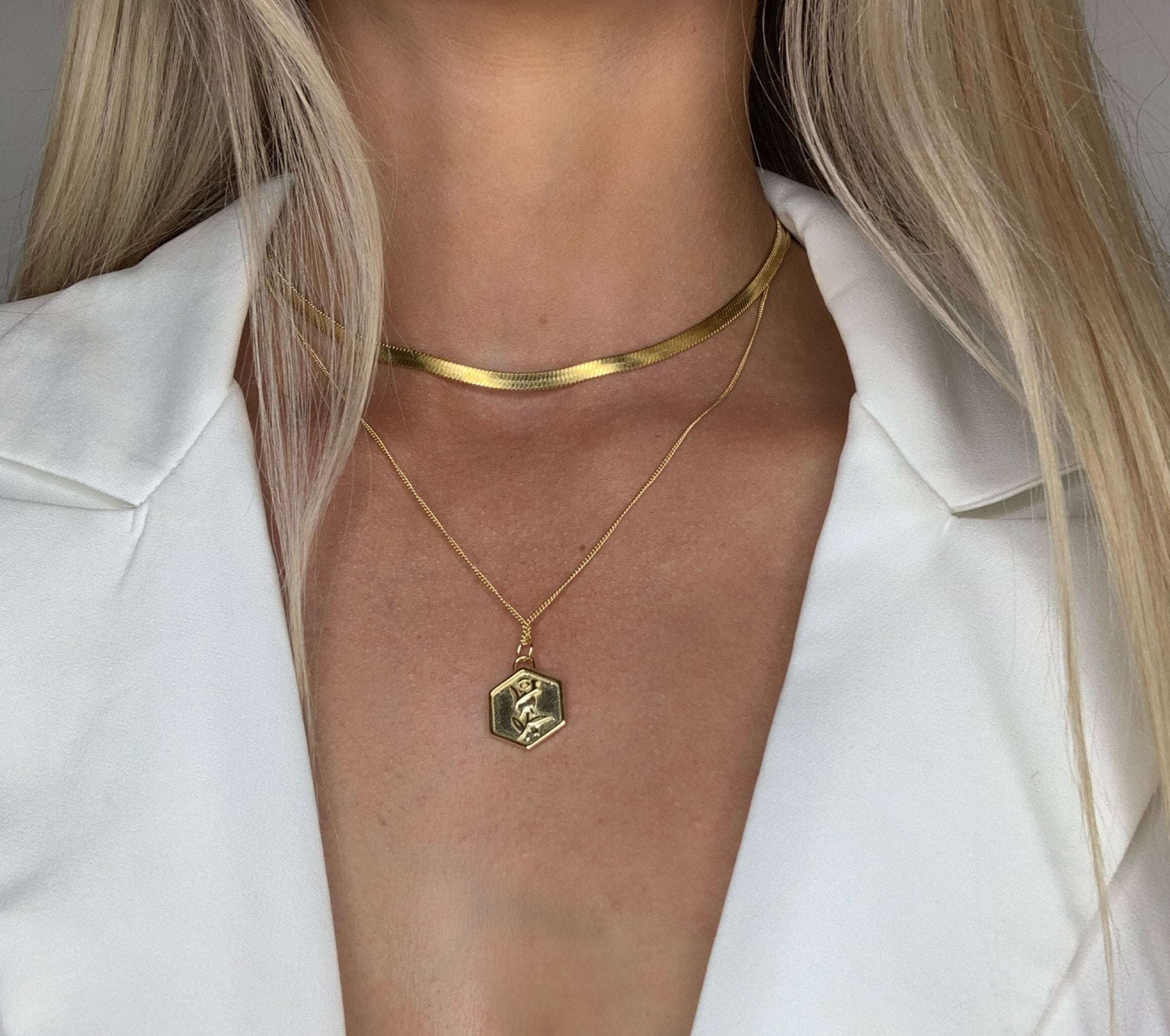 Layered Necklaces | Gold Layered Necklace – Betty and Biddy