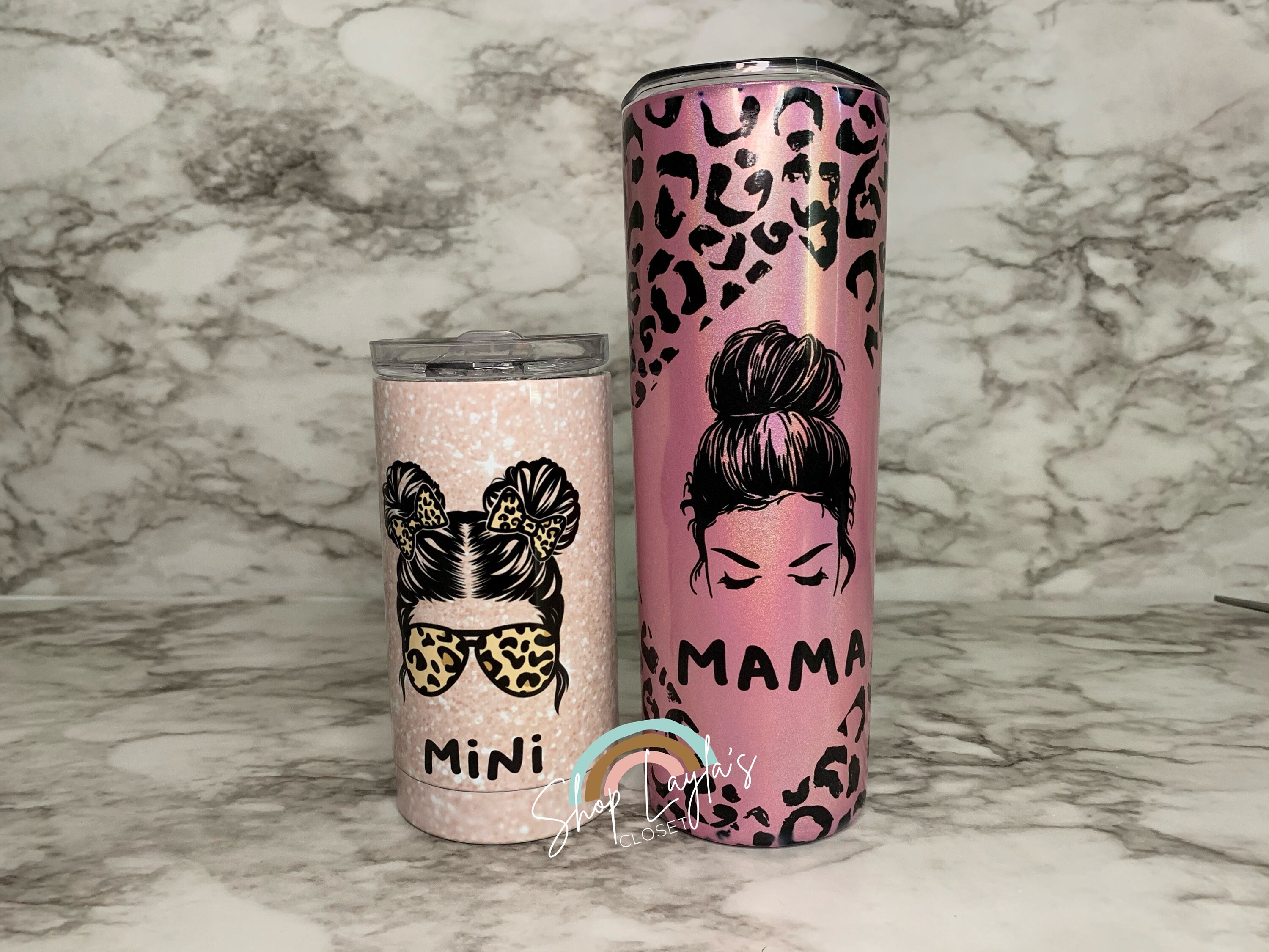 Mommy And Me Tumbler Set Toddler Tumbler Mothers Day Gift Etsy