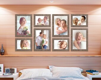 We had some old time photos taken while on vacation. picture frame set etsy