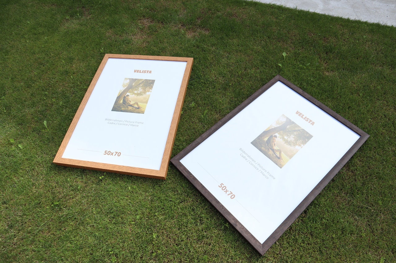 White Wooden Poster Frame Custom Framed Wall Art Poster Etsy