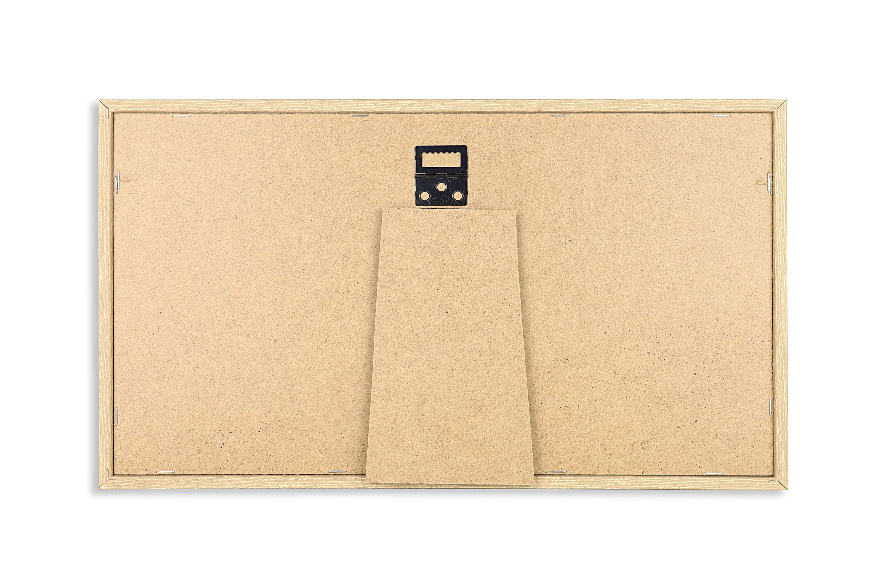 Rustic Clothespin Picture Frame With 3 Clips Wooden Clip Collage Frame