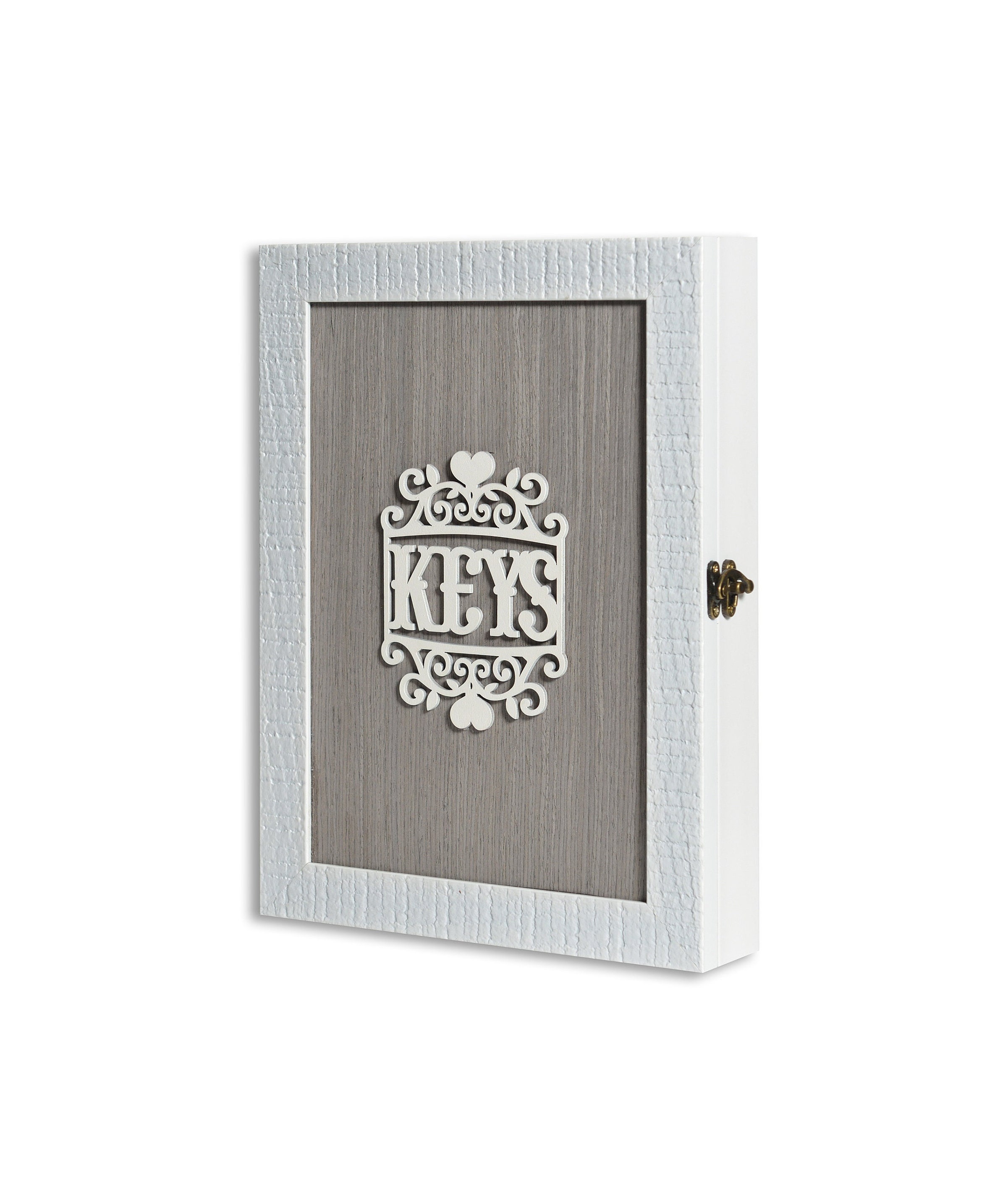 Wooden Key Box White Key Box Vintage Key Box Key Holder Etsy