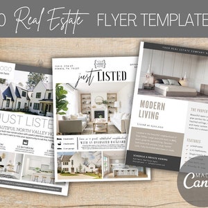 40 Real Estate Flyer Templates | Real Estate Marketing Bundle| Realtor ...