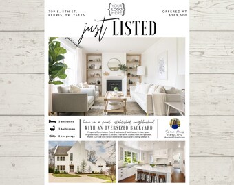Flyer Neues Haus Etsy