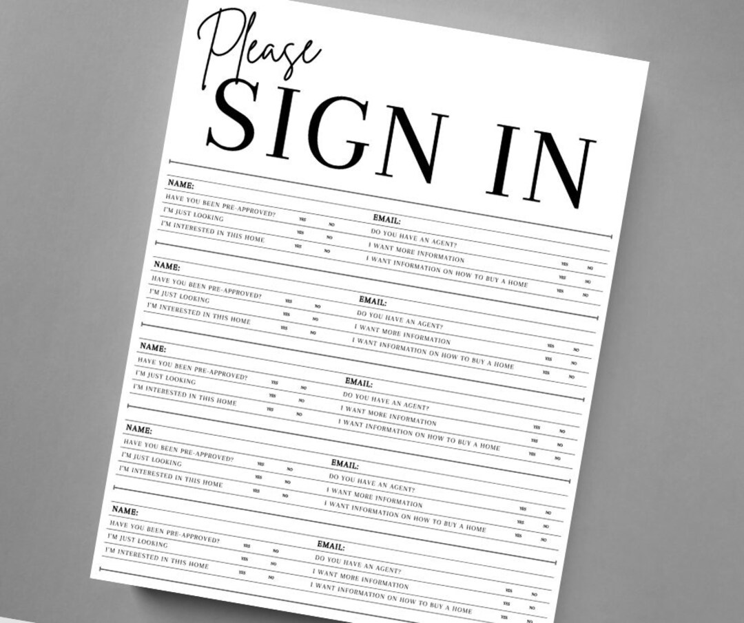 How To Do A Sign In Sheet On Google Docs