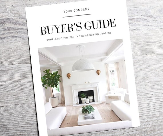 Buyer Guide | Editable Template for Realtors | Buyer Packet | Real Estate Template | Real Estate Marketing | Canva | Editable | Buyer Tools