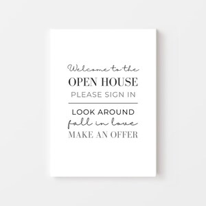 Open House Printables | Real Estate Resource | Realtor Marketing | Real ...