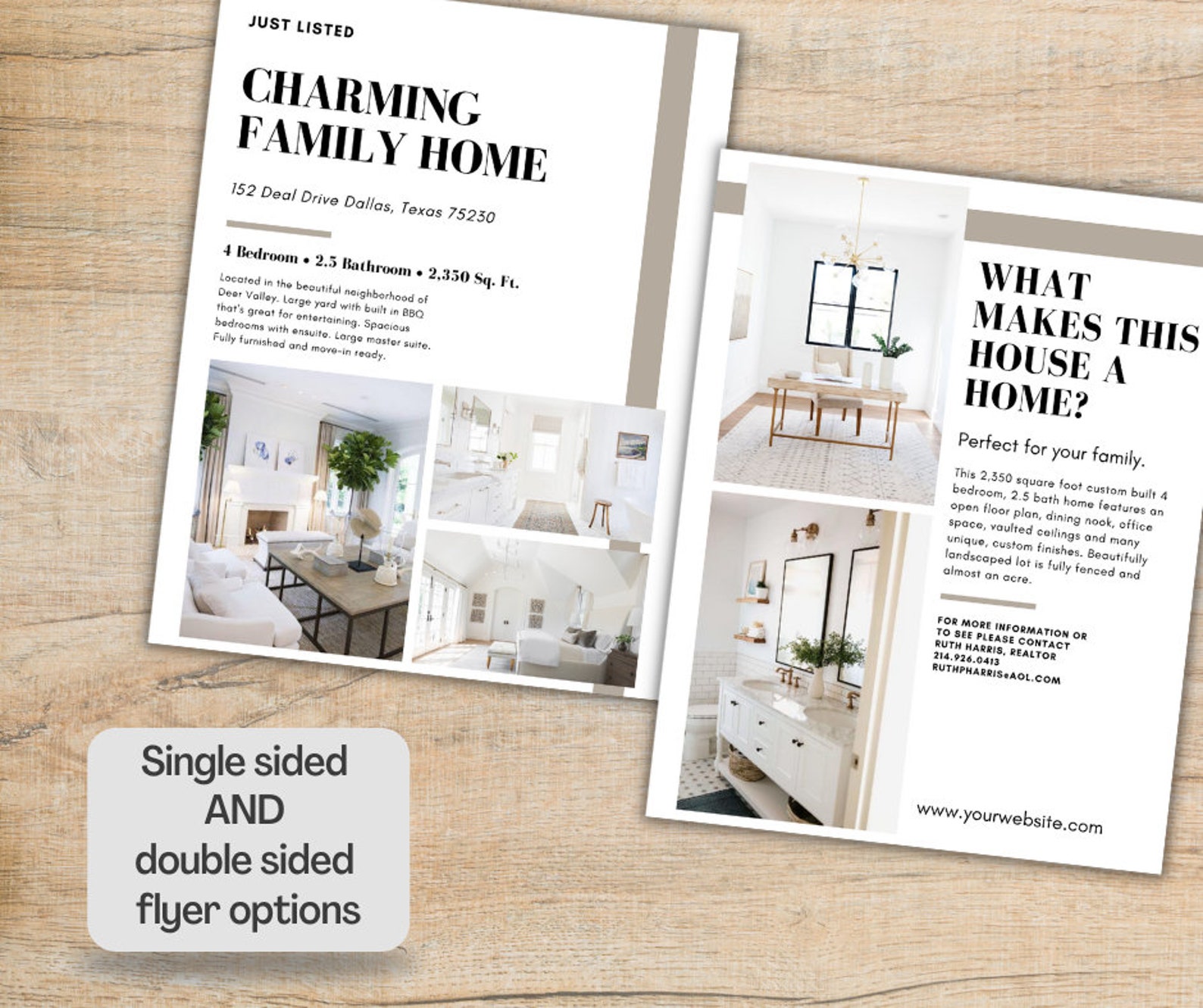 40 Real Estate Flyer Templates | Real Estate Marketing Bundle| Realtor ...