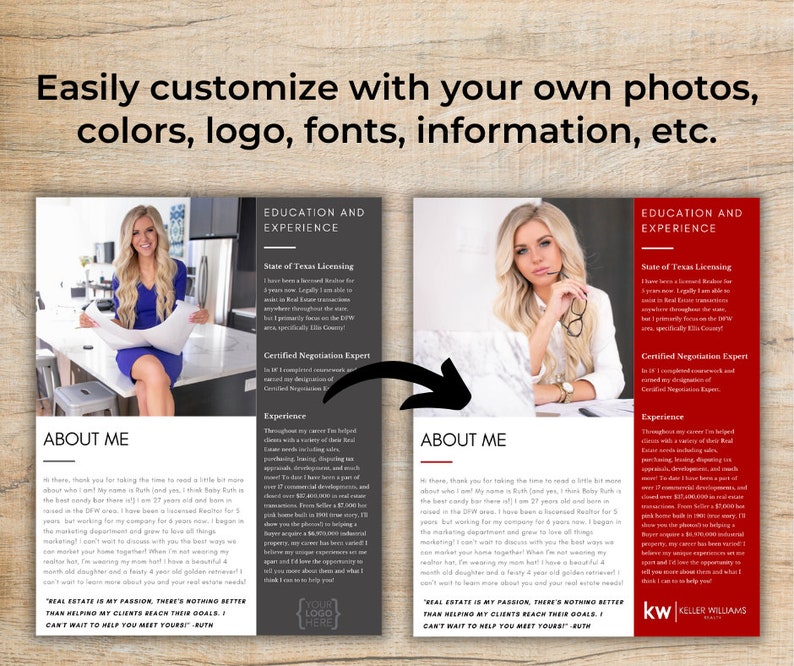 Agent Marketing Flyer Template Realtor Marketing Real | Etsy