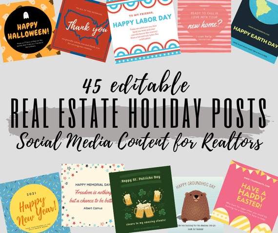 Real Estate Agent Social Media Post Templates, Realtor Branding, Realtor  Marketing, Real Estate Instagram Posts,
          
        </div>

          
            <p class=