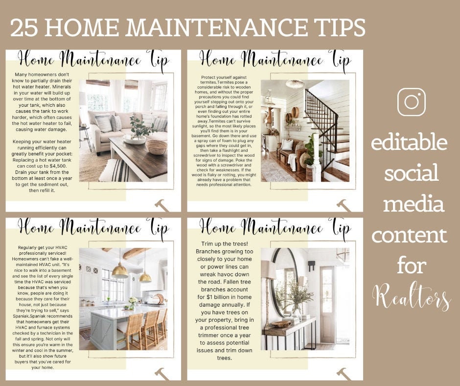 Weekly Home Maintenance Checklist