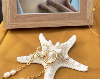 Edle Meerjungfrau Ohrringe