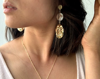 Geheime Perle - Ohrring