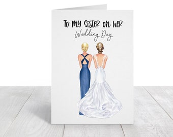 To My Sister On Your Wedding Day On My Wedding Day Cards 05 CRDC Printable Wedding Card To My Sister On Your Wedding Day Card